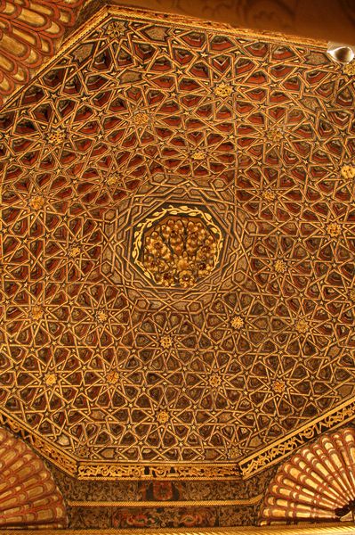 Gold leaf ceiling