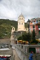 Main church on the harbour front at Vernazza, Cinque Terre