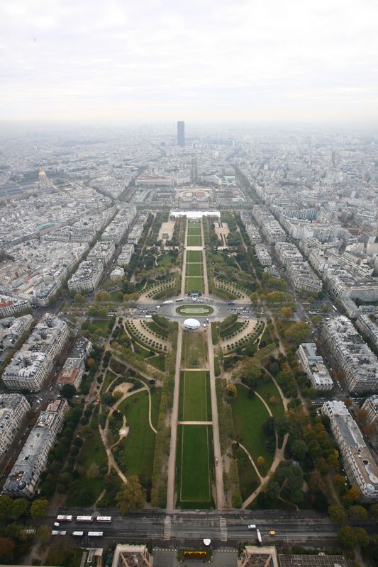 View from the Eiffel tower