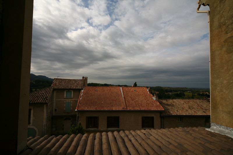 View from main bedroom window - there was a better one upstairs, but the room hadn't been renovated