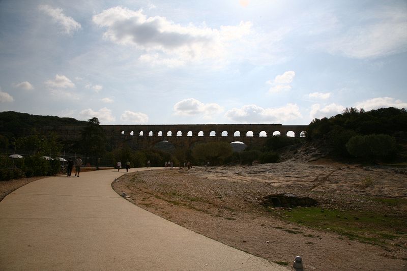 Pont du Gard Aquaduct.