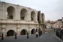 Renovation of Colloseum at Arles ... probably a little too restored?