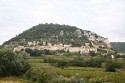 Seguret, the next town is on the side of the hill, rather than on top.