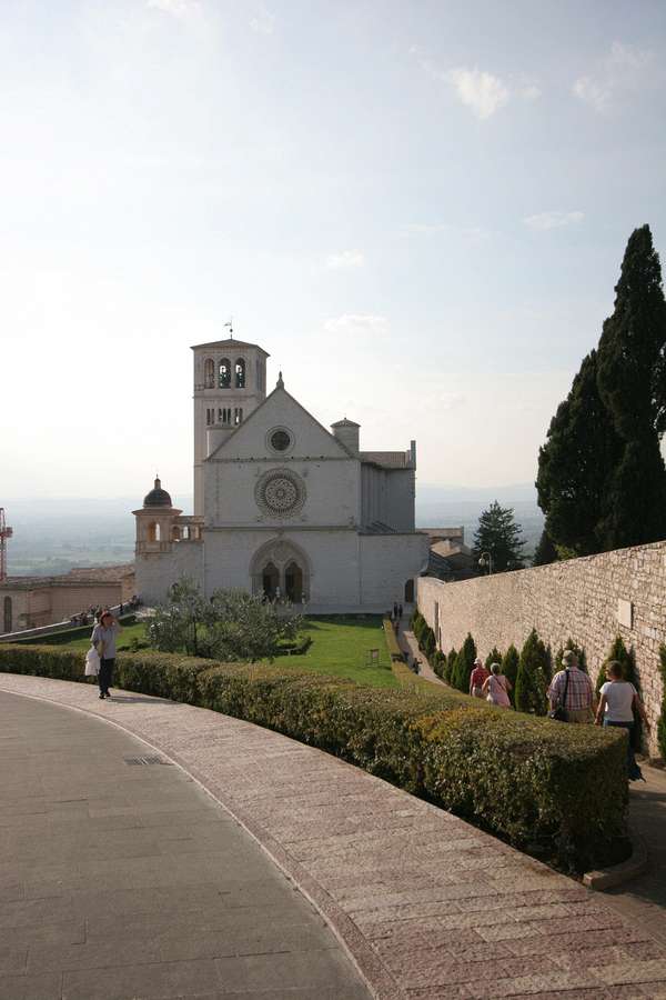Basillico San Francisco (St Francis's Church) where St Francis is buried was actually built in three parts - this is the top, most recent layer