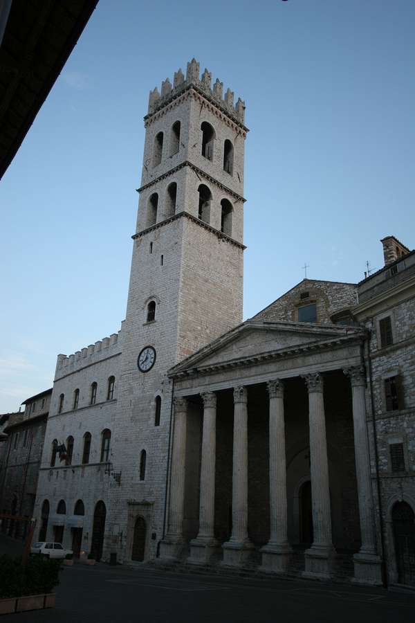 Ancient Roman temple which was converted to a christian church