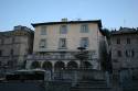 The restaurant in the first floor (with the balcony) specialises in Umbrian food - including fantastic desserts