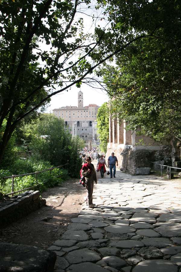 The orignal paths were a lot like Pompei - don't walk miles.
