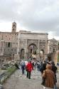 Arch of Septimius Severus at the North end of the walk