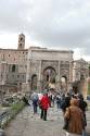 Arch of Septimius Severus at the North end of the walk