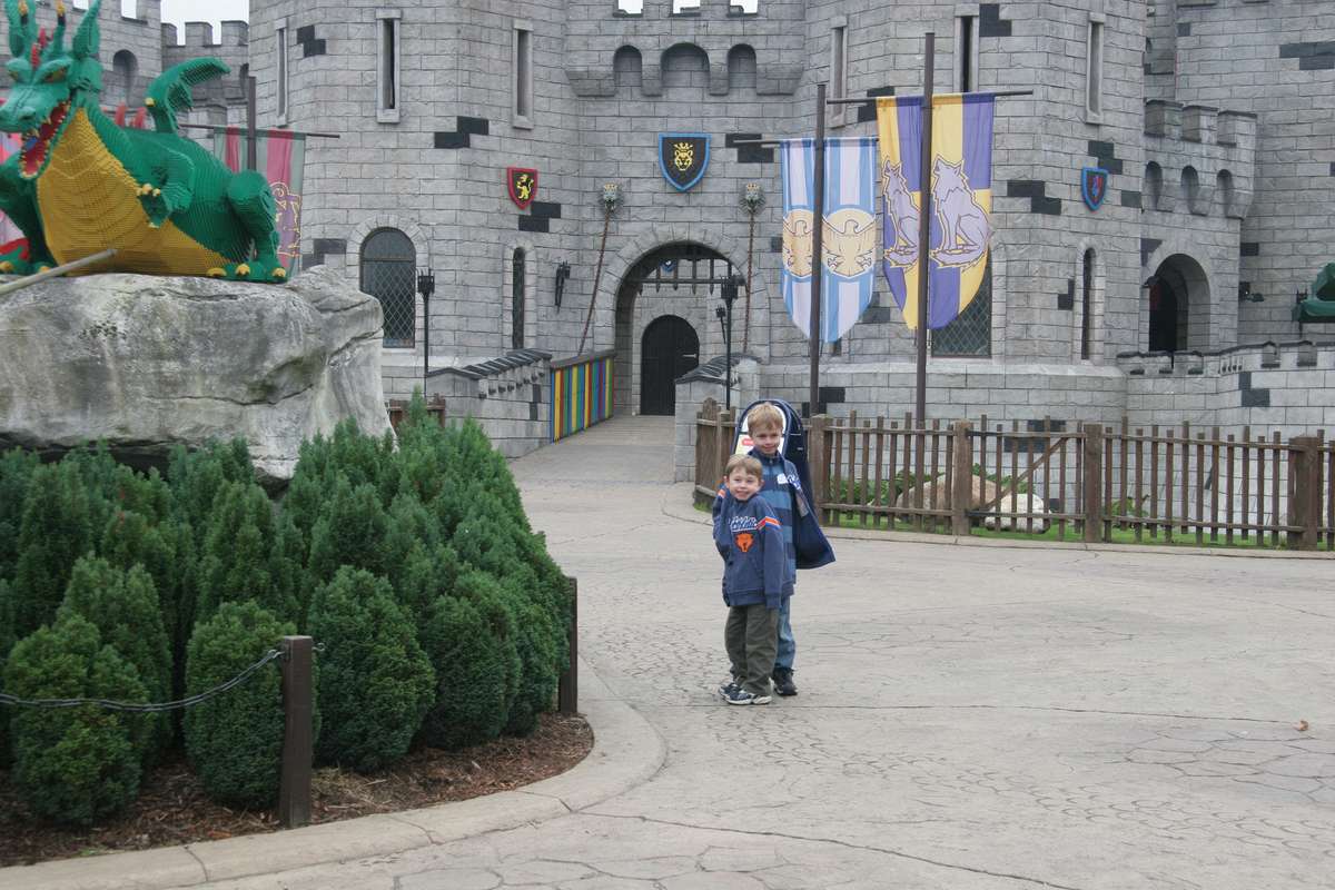 Knight's Kingdom had 2 roller coasters, but not much else