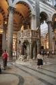 Octagonal pulpit by Giovanni Pisano