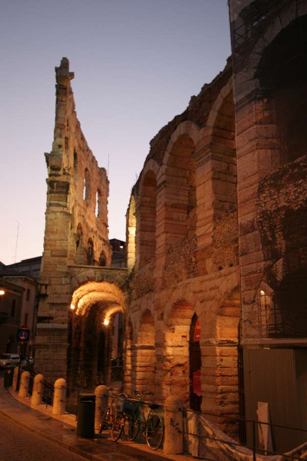 Ancient remains of the 'Arena' which is still in user today - although for Opera, rather than feeding Lions ...