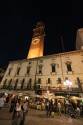 Main Clock Tower in Piazza Erb at night